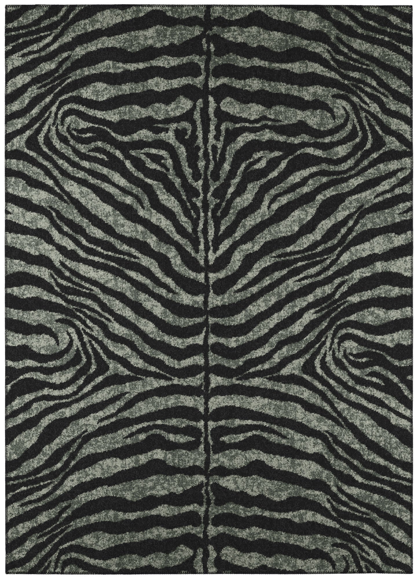 Indoor/Outdoor Mali ML1 Midnight Washable 9' x 12' Rug