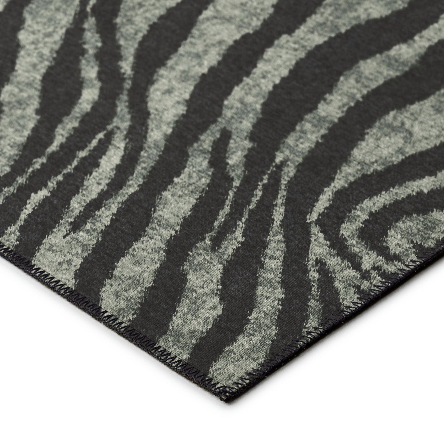 Indoor/Outdoor Mali ML1 Midnight Washable 9' x 12' Rug