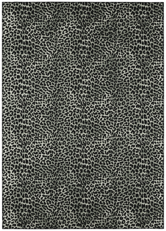 Indoor/Outdoor Mali ML2 Midnight Washable 3' x 5' Rug