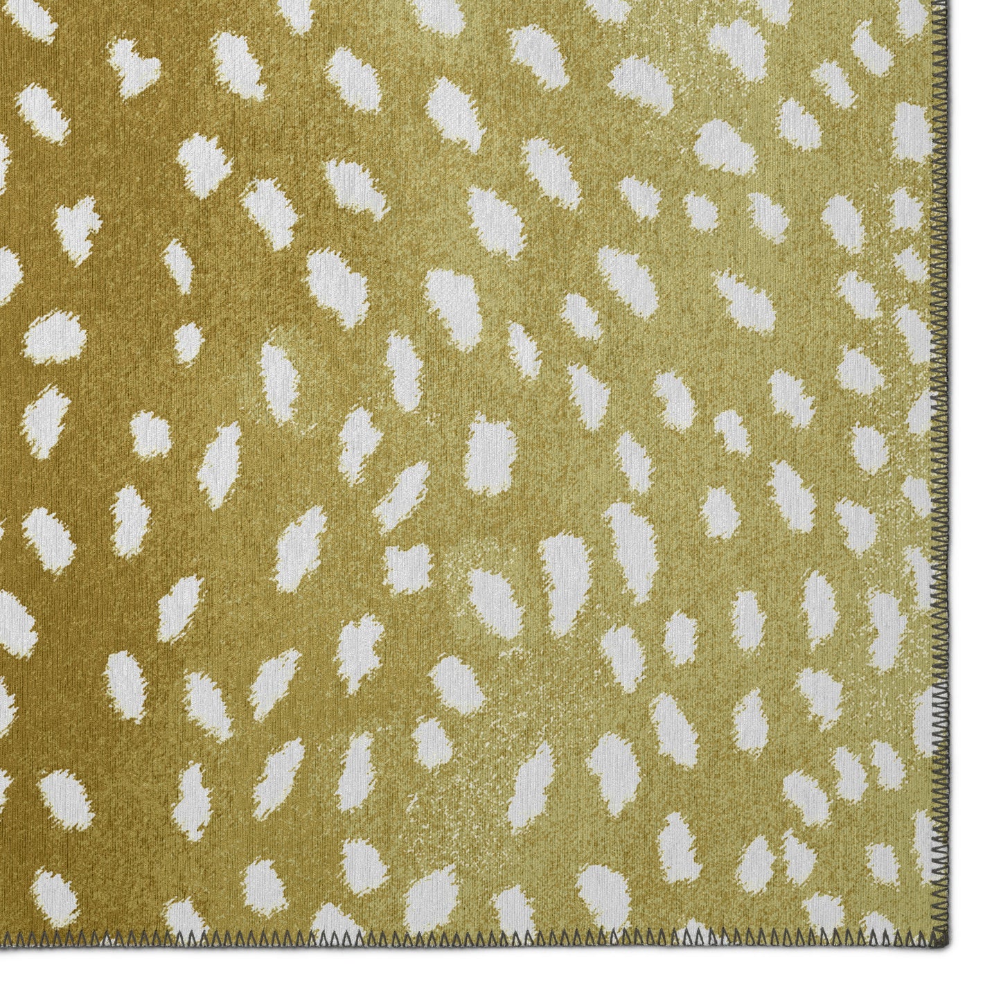 Indoor/Outdoor Mali ML3 Gold Washable 2'3" x 12' Runner Rug