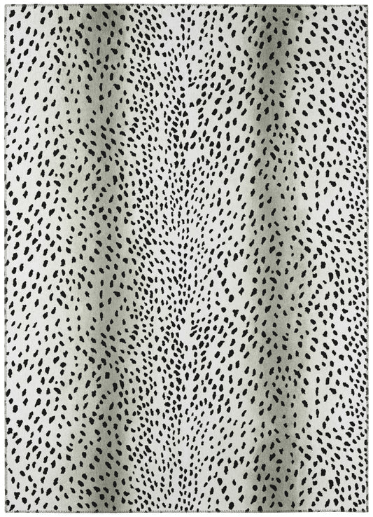 Indoor/Outdoor Mali ML3 Ivory Washable 3' x 5' Rug