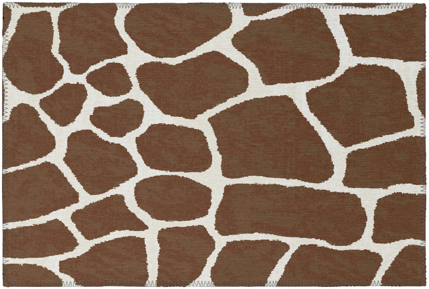Indoor/Outdoor Mali ML4 Chocolate Washable 1'8" x 2'6" Rug