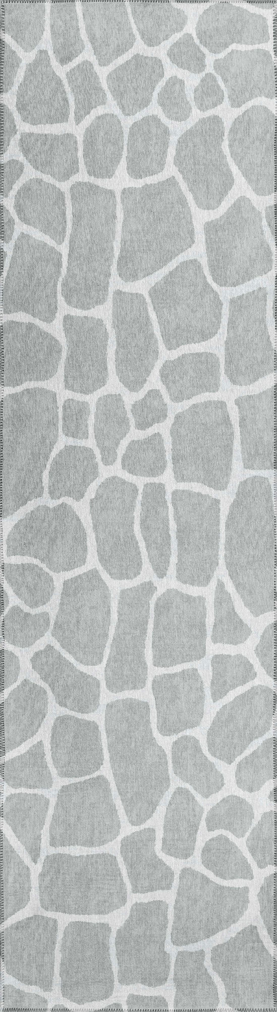 Indoor/Outdoor Mali ML4 Flannel Washable 2'3" x 12' Runner Rug