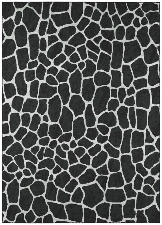 Indoor/Outdoor Mali ML4 Midnight Washable 10' x 14' Rug