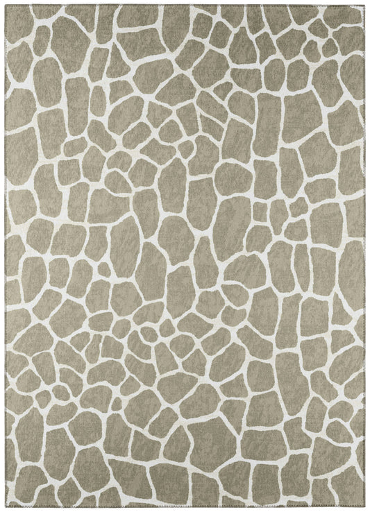 Indoor/Outdoor Mali ML4 Stone Washable 10' x 14' Rug