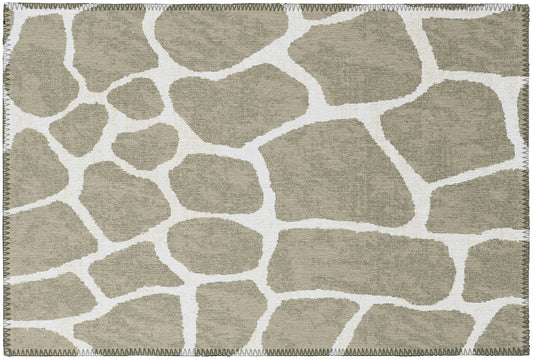 Indoor/Outdoor Mali ML4 Stone Washable 1'8" x 2'6" Rug