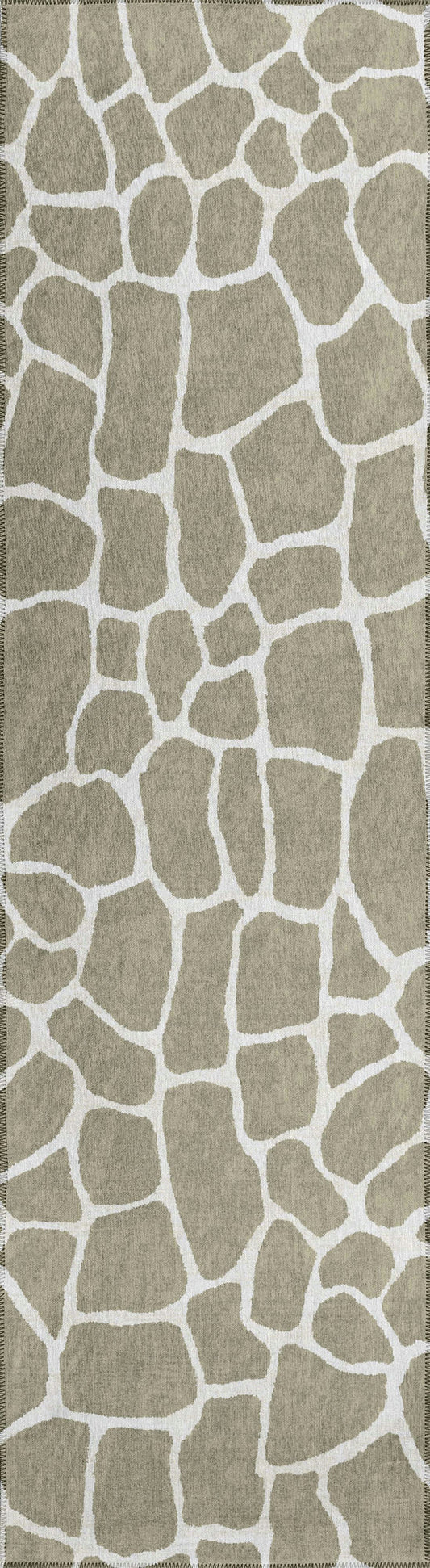 Indoor/Outdoor Mali ML4 Stone Washable 2'3" x 7'6" Runner Rug