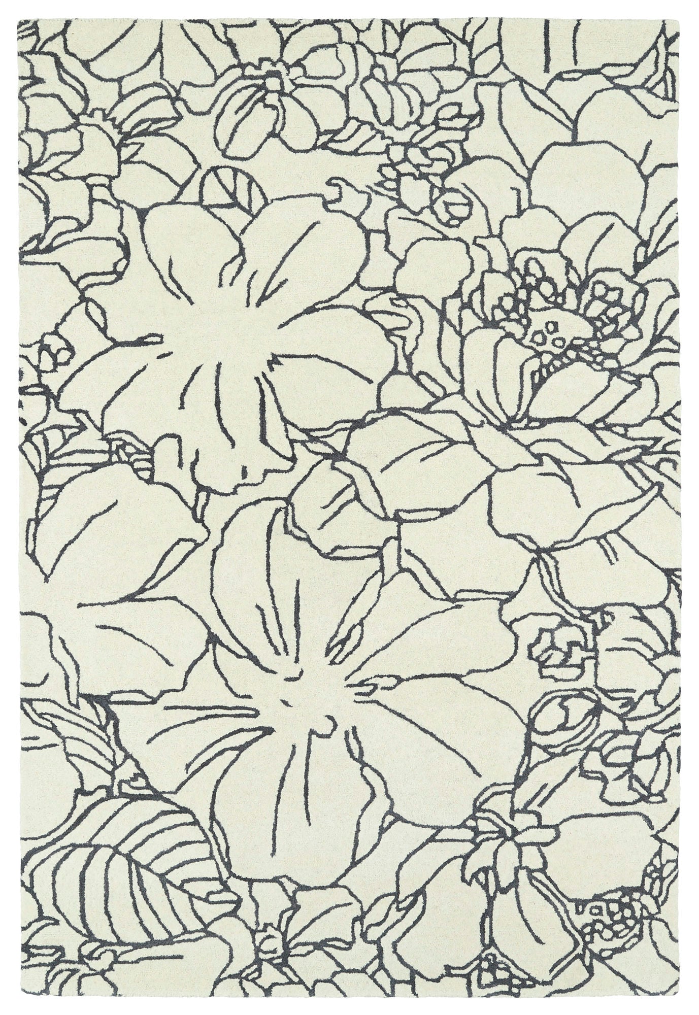 Kaleen Melange Collection MLG05-01 Ivory Throw Rug 3' x 5'