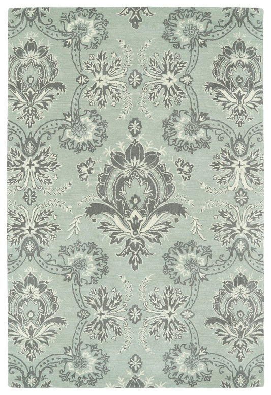 Kaleen Melange Collection Mint Gray Area Rug 9' x 12'