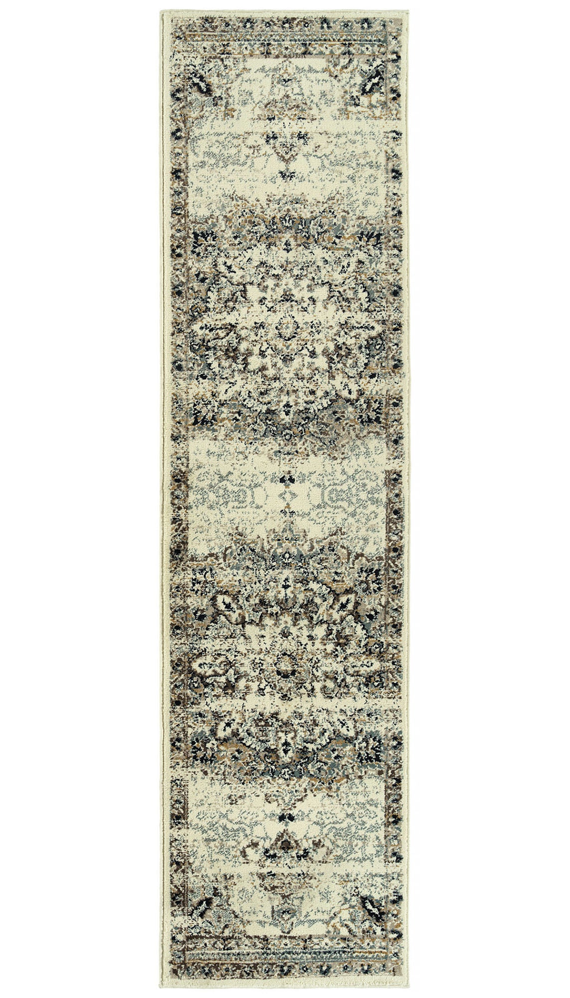 Kaleen Memphis Light Ivory Runner 2' x 7'8"