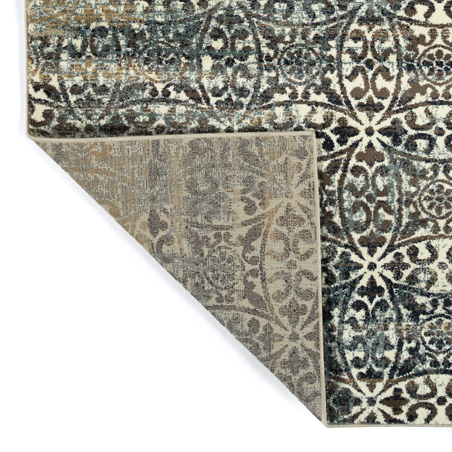 Kaleen Memphis Multi Chocolate Runner 2' x 7'8"