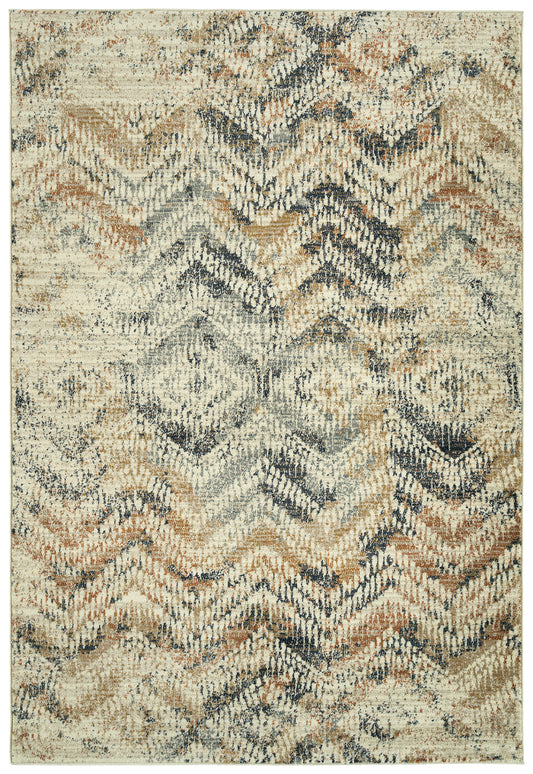 Kaleen Memphis Light Sand Area Rug 3'11" x 5'7"