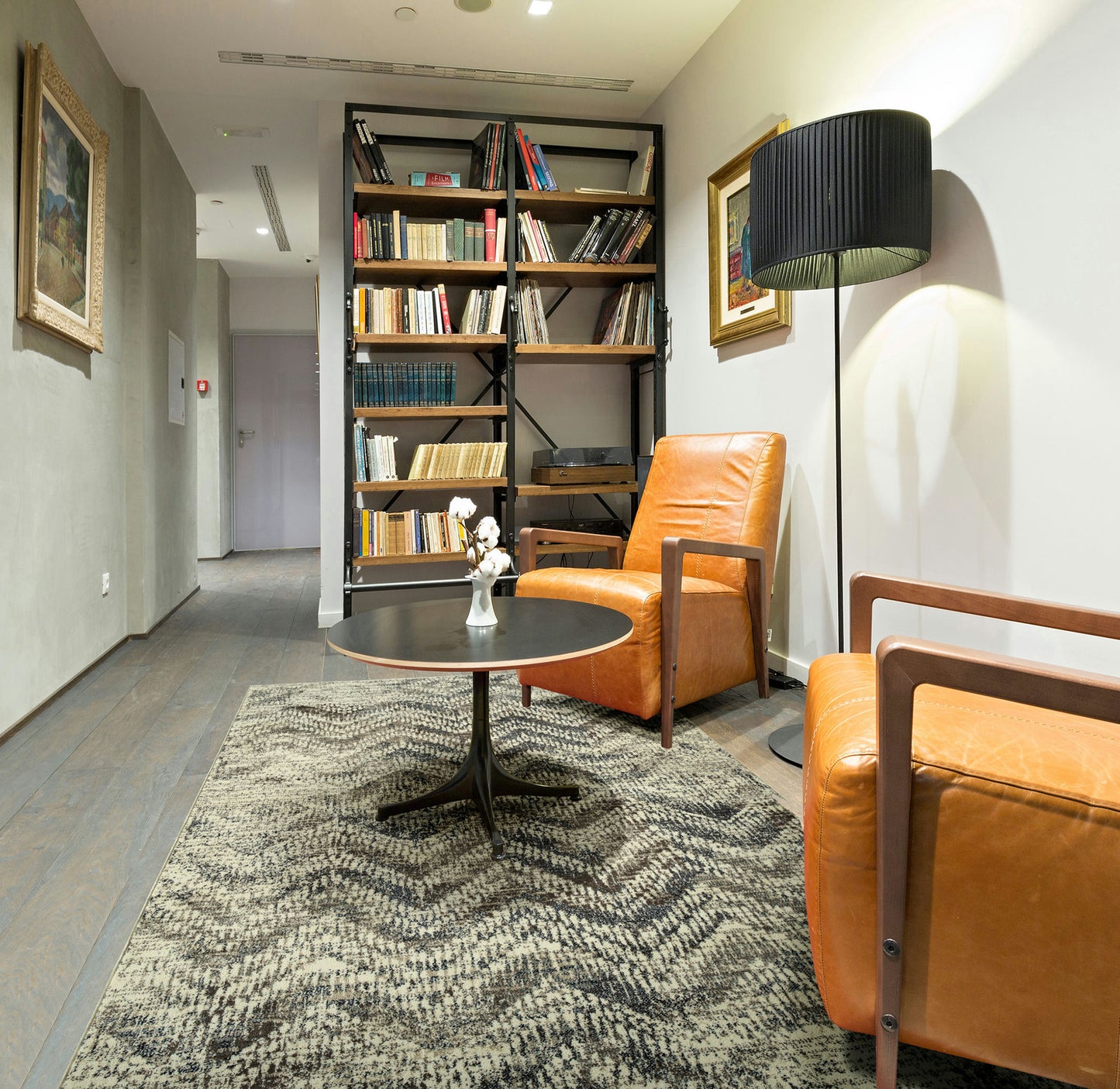 Kaleen Memphis Dark Chocolate Area Rug 5'3" x 7'6"