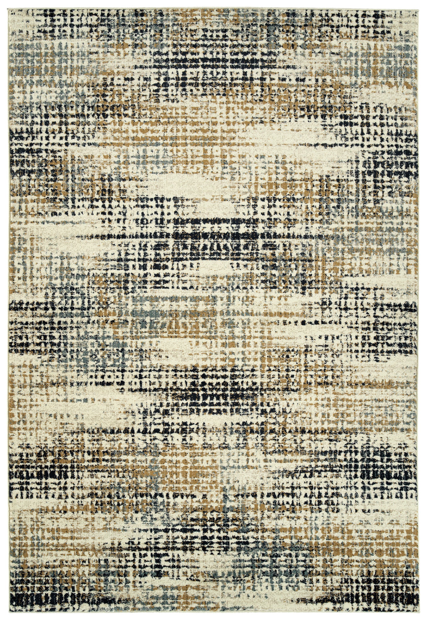 Kaleen Memphis Sand Gold Area Rug 3'11" x 5'7"