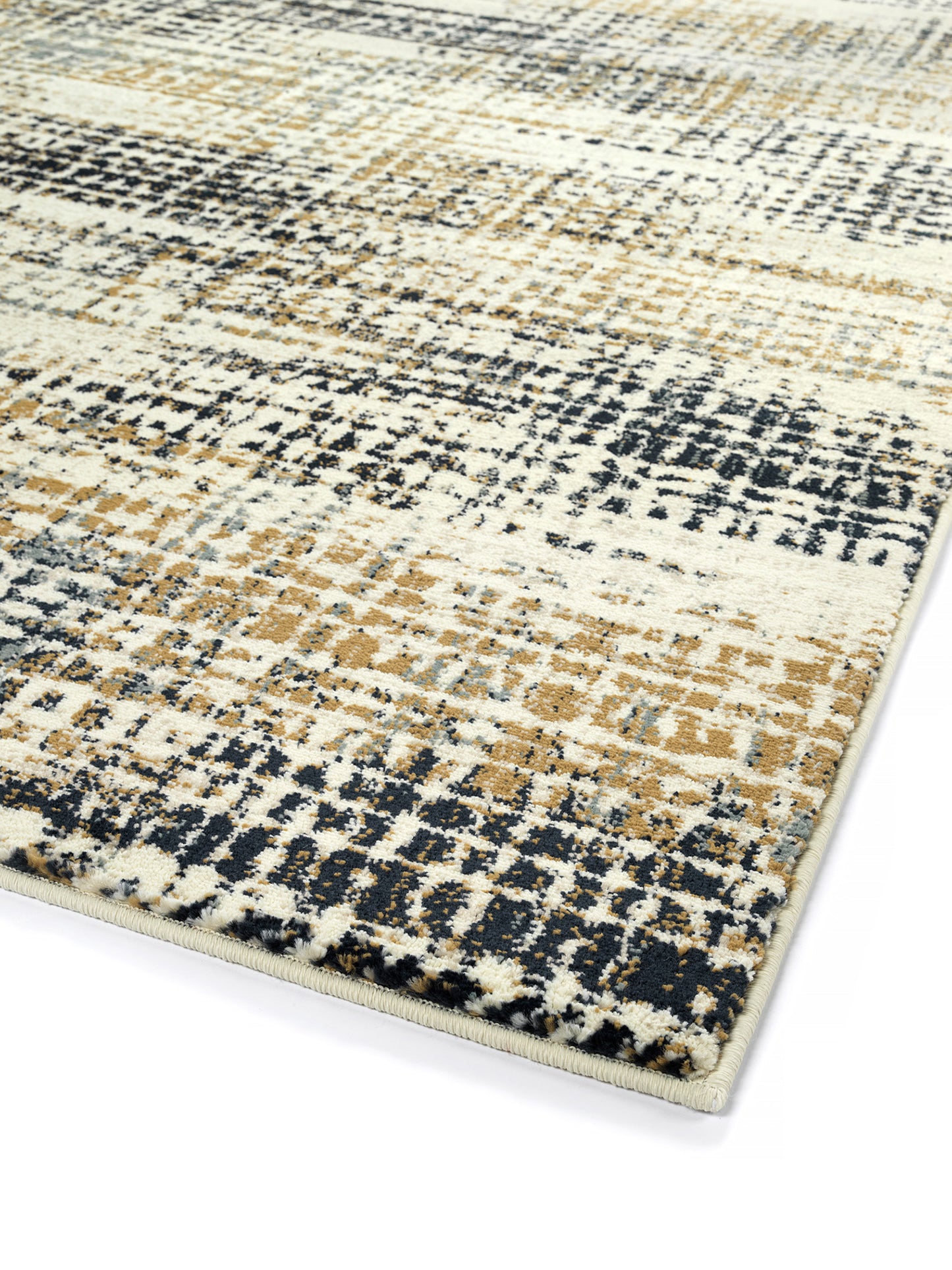 Kaleen Memphis Sand Gold Area Rug 3'11" x 5'7"