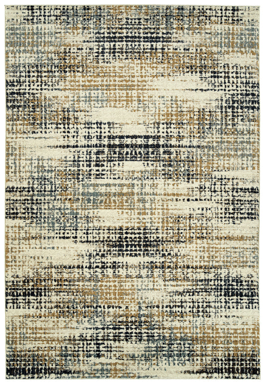 Kaleen Memphis Sand Gold Area Rug 5'3" x 7'6"