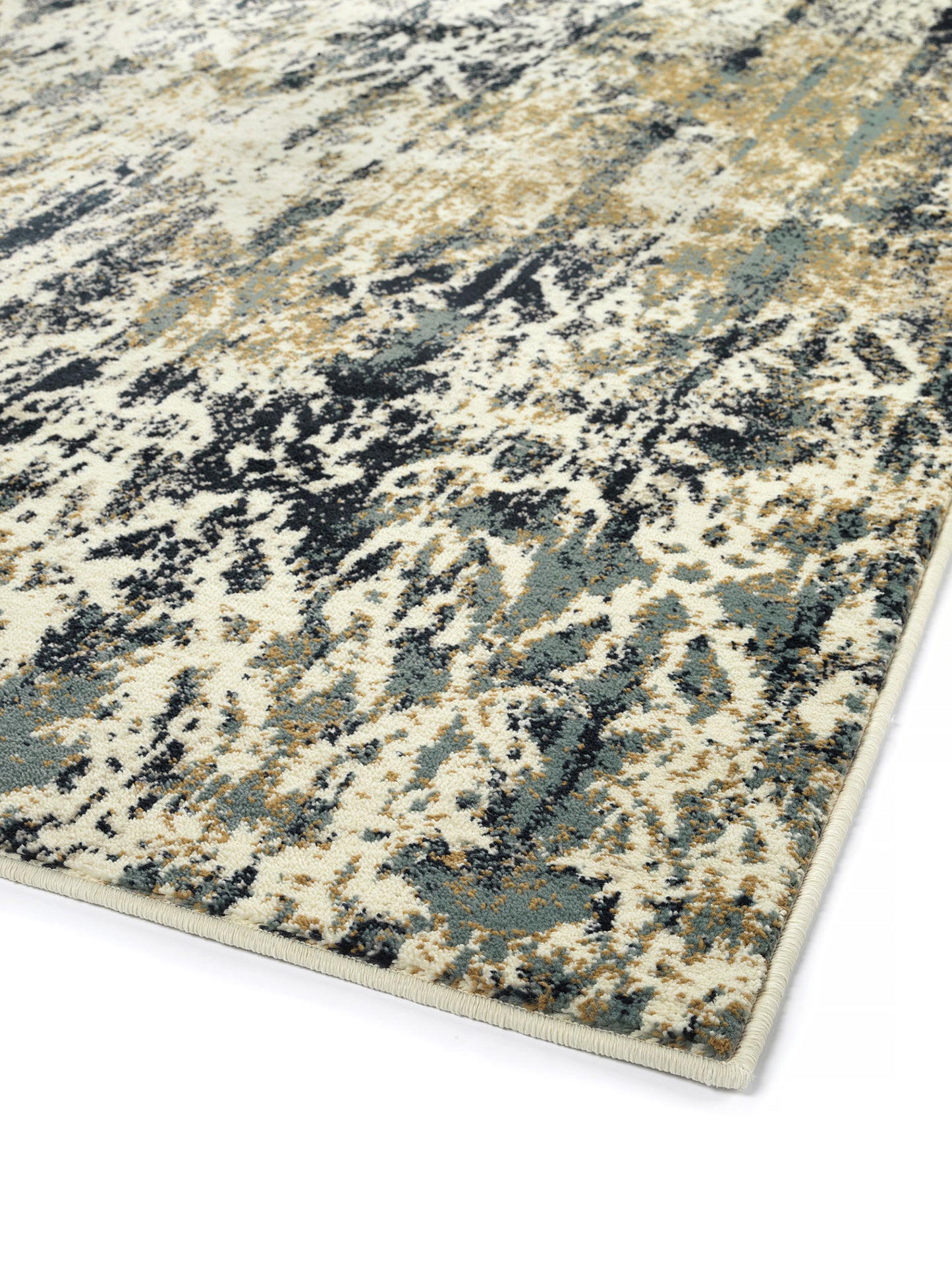 Kaleen Memphis Multi Sand Area Rug 3'11" x 5'7"