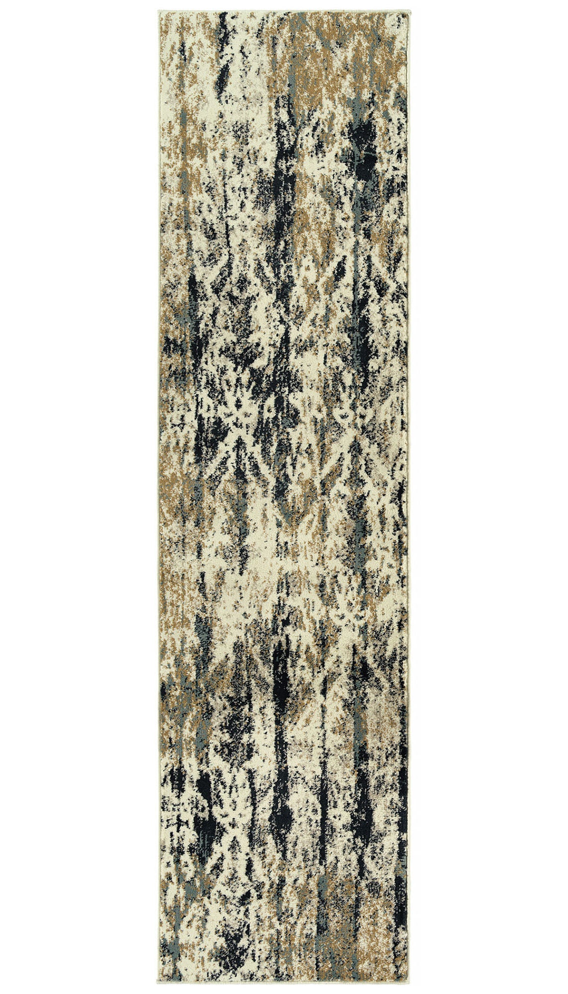 Kaleen Memphis Multi Sand Area Rug 3'11" x 5'7"