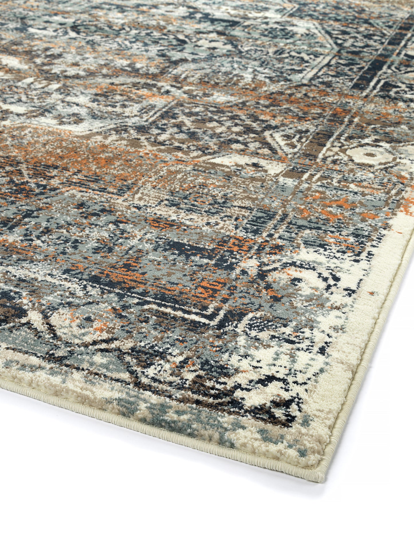 Kaleen Memphis Dark Blue Area Rug 5'3" x 7'6"