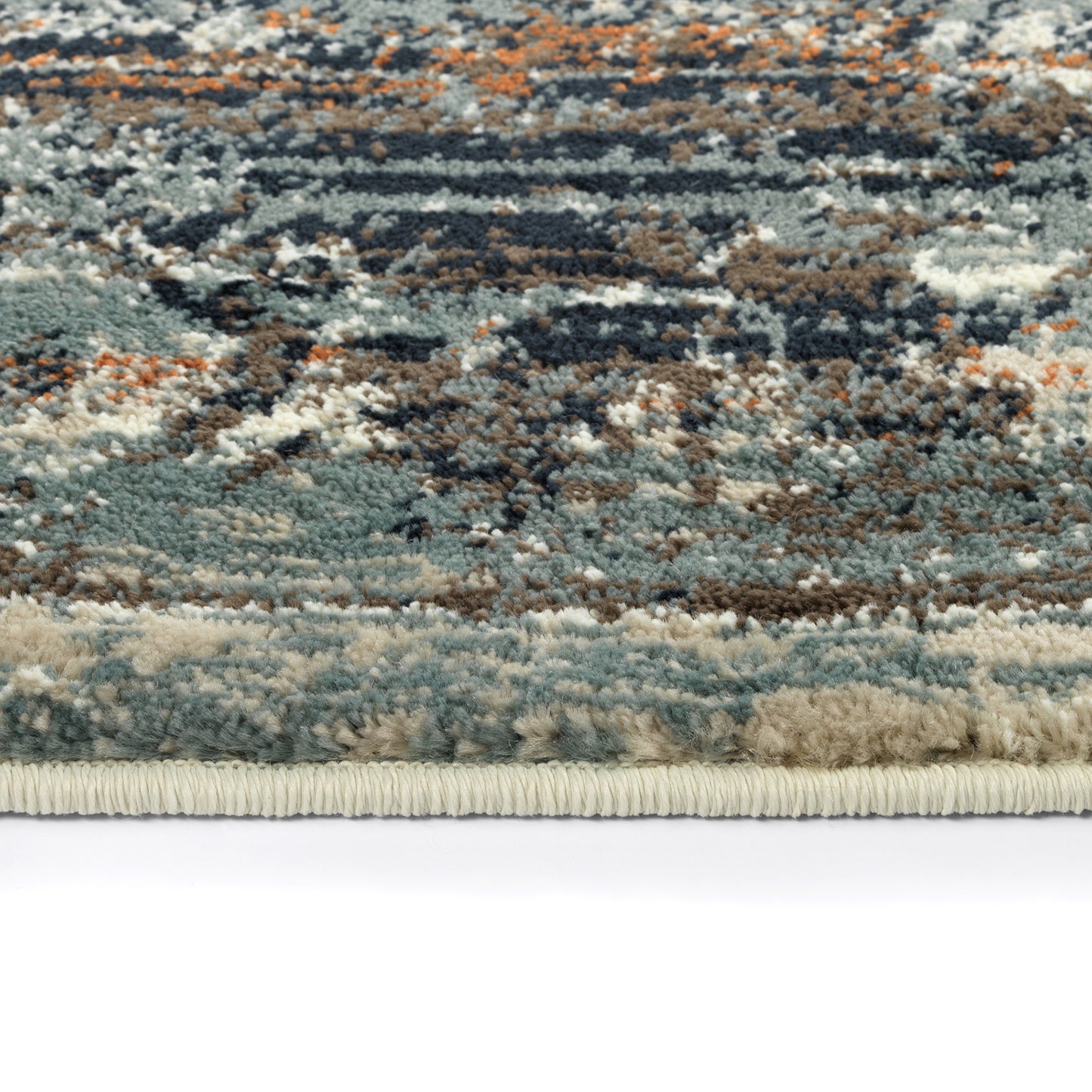 Kaleen Memphis Dark Blue Area Rug 5'3" x 7'6"