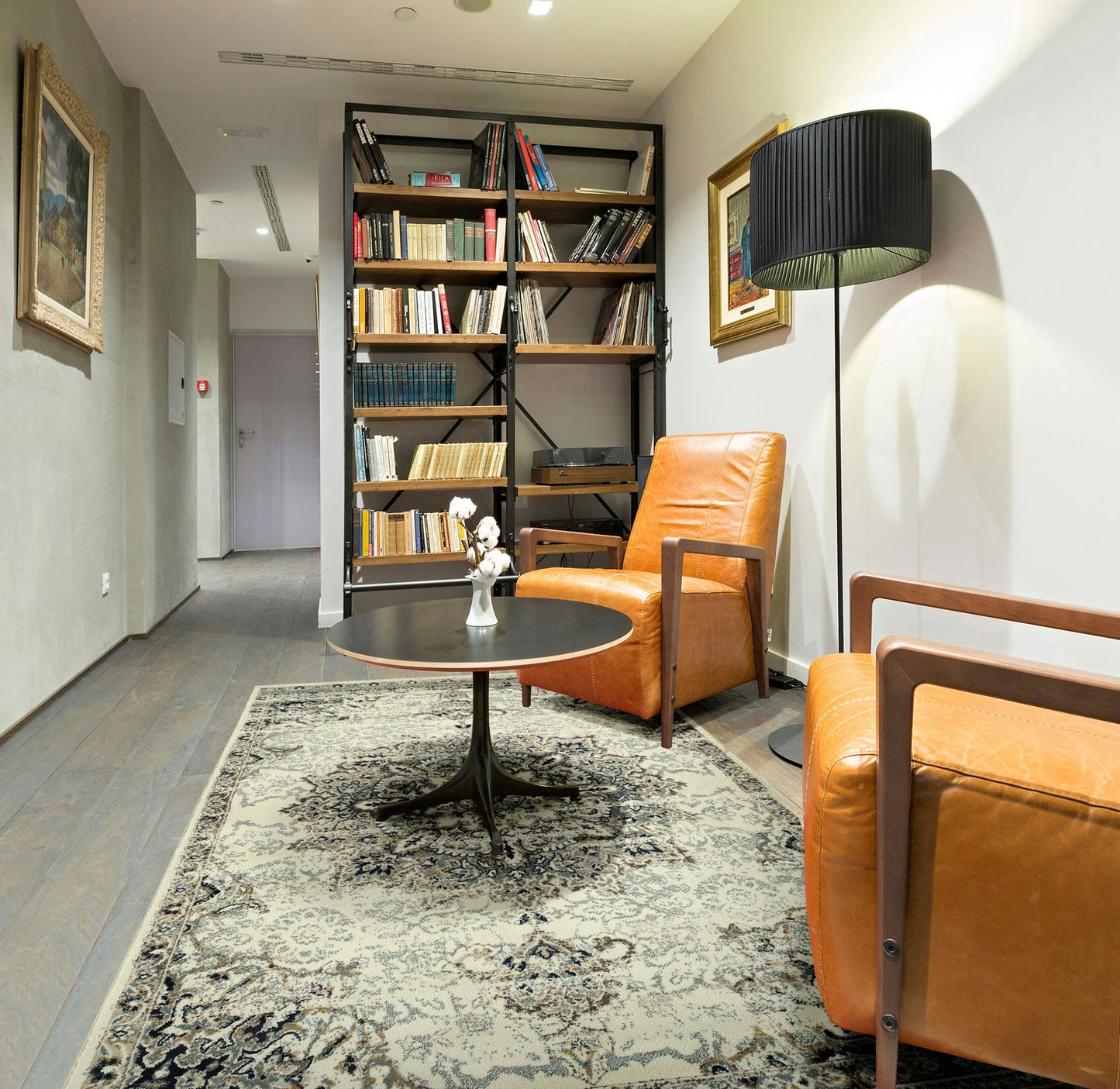 Kaleen Memphis Dark Blue Area Rug 3'11" x 5'7"