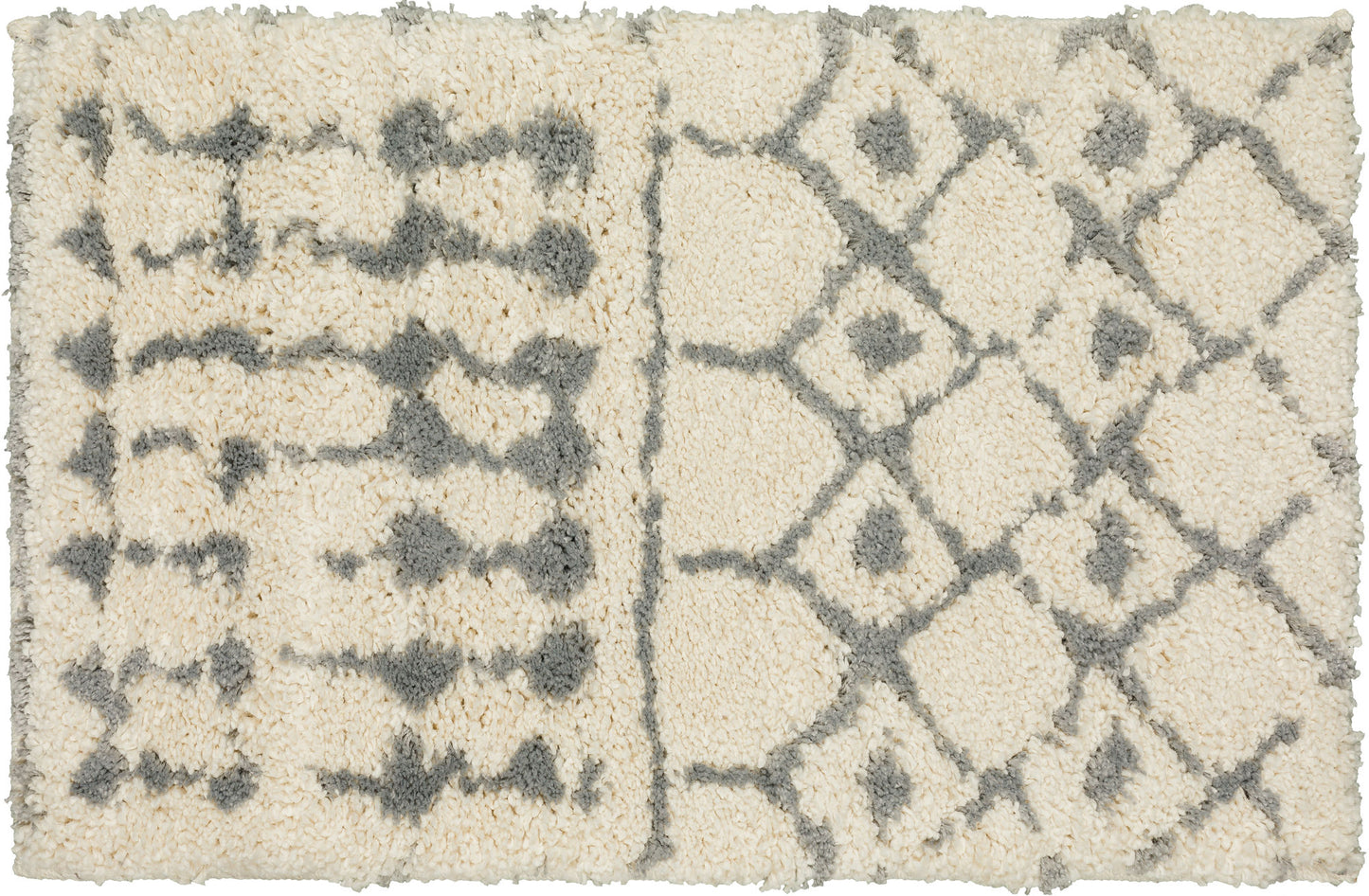 Marquee MQ2 Ivory/Metal 1'8" x 2'6" Rug