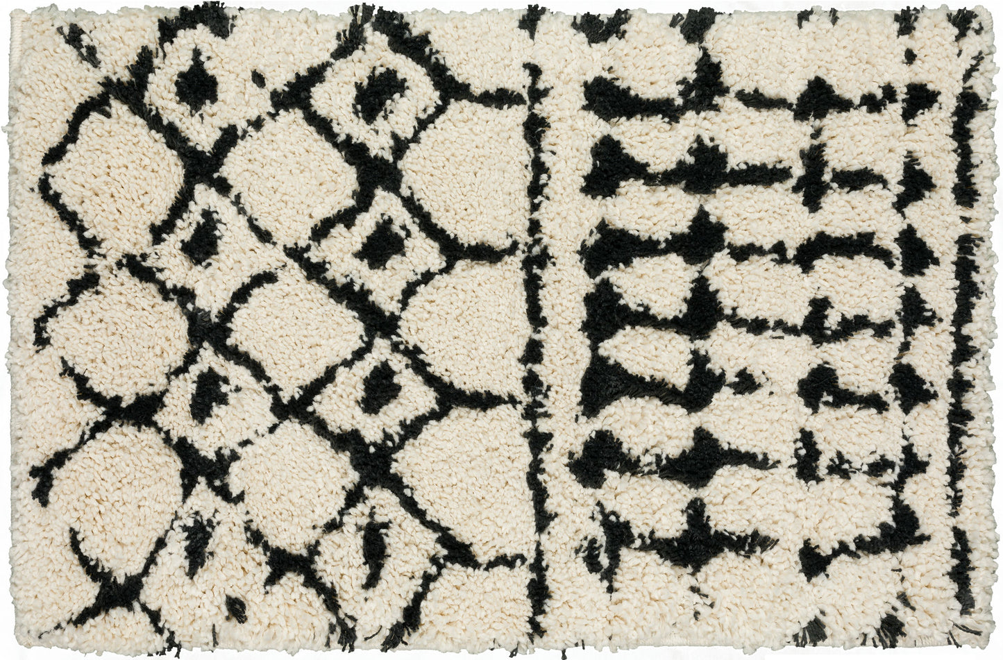 Marquee MQ2 Ivory/Midnight 1'8" x 2'6" Rug