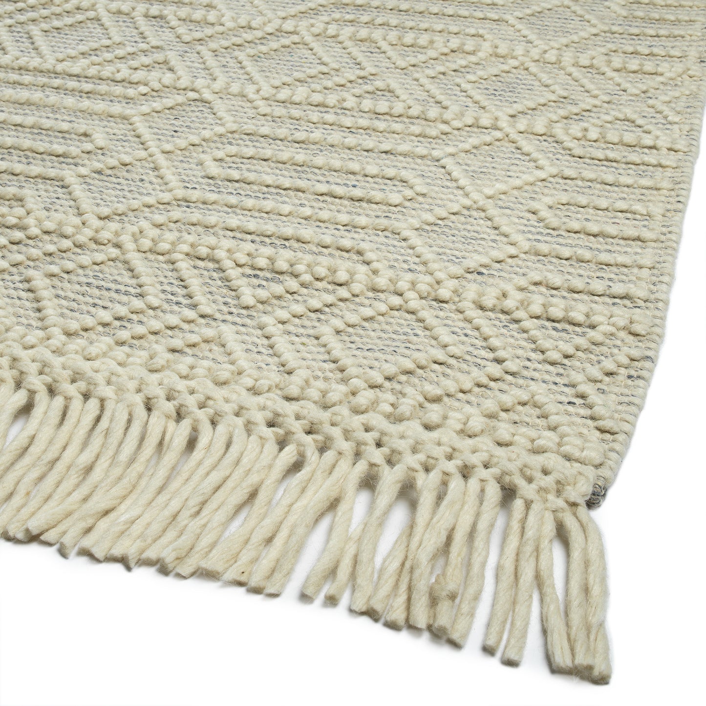 Kaleen Mara Collection Ivory Steel Runner 2'3" x 8'