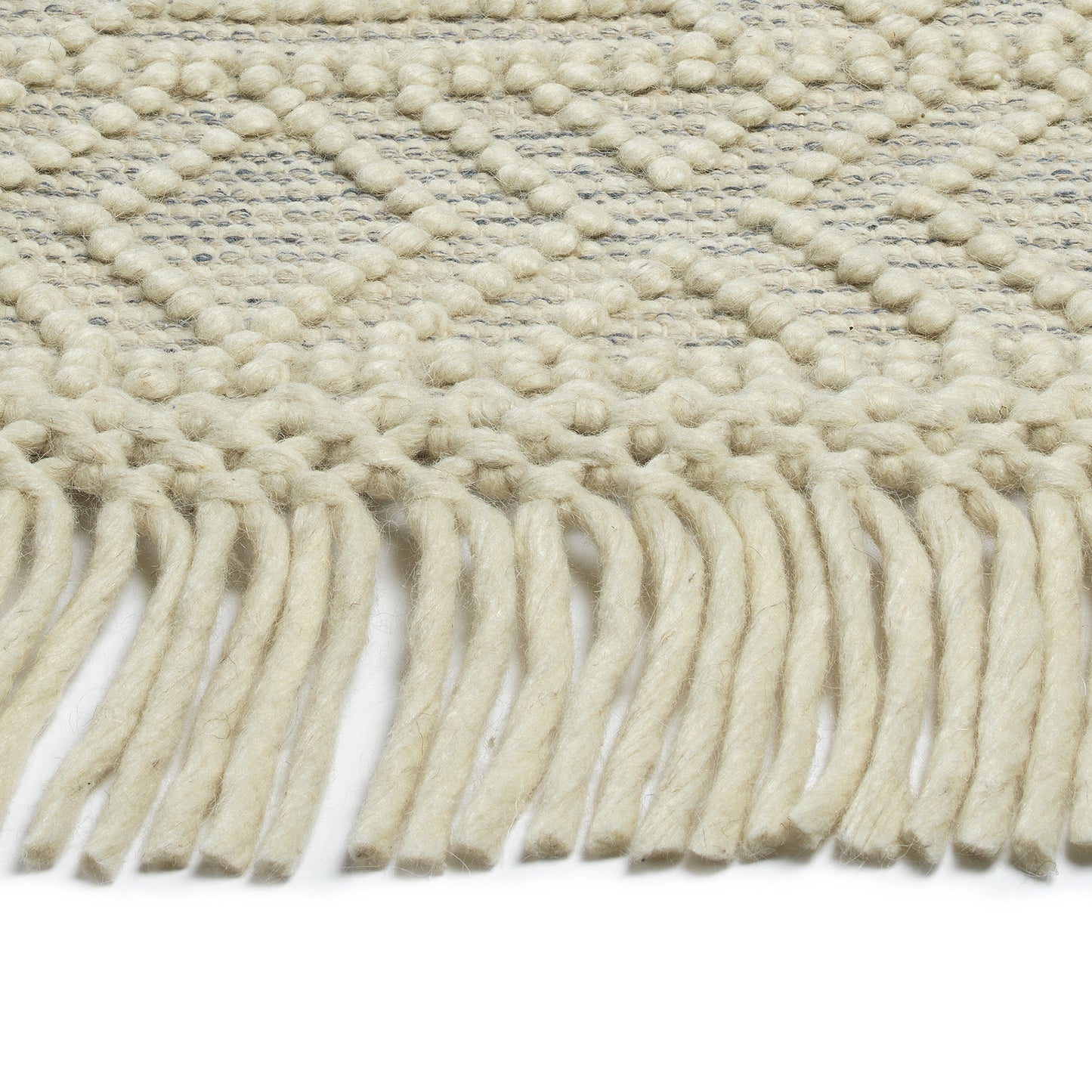 Kaleen Mara Collection Ivory Steel Runner 2'3" x 8'