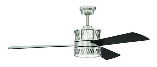 52" Morrison Fan in Brushed Polished Nickel