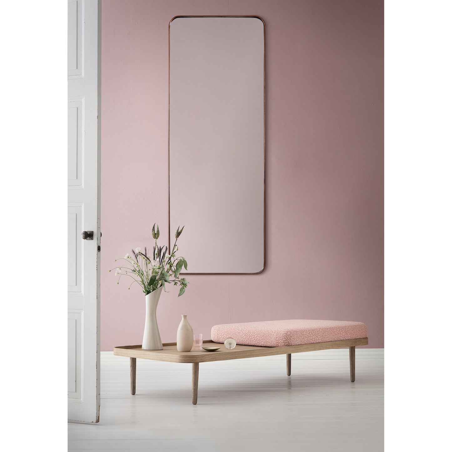 Phiale Rectangle Mirror 19.75 X 53 X 1