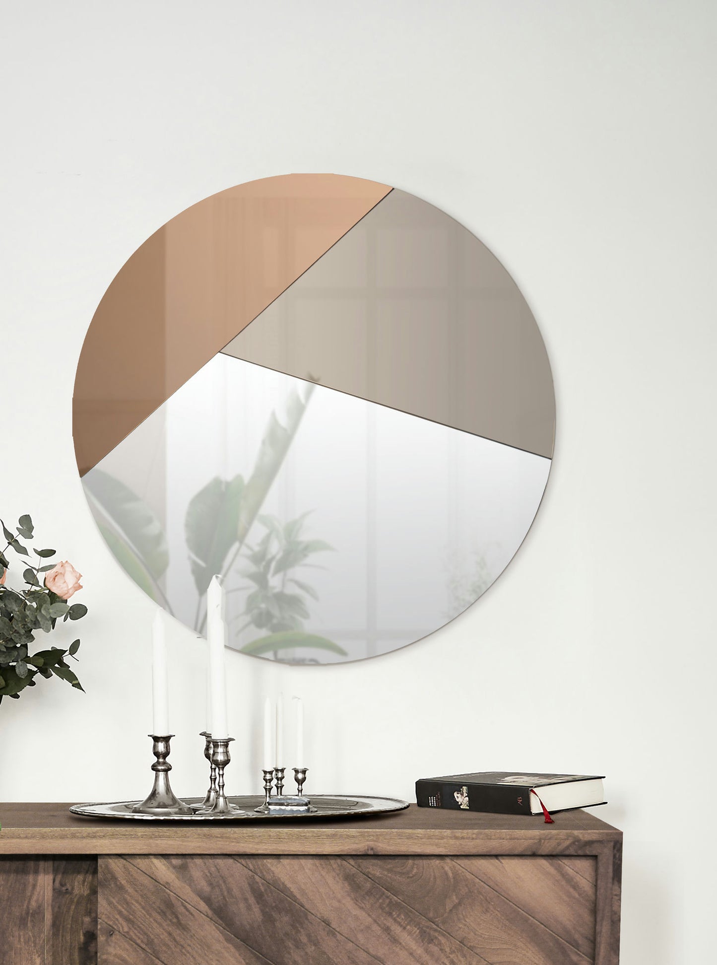 Novello Round Mirror 26 X 26 X 0.5