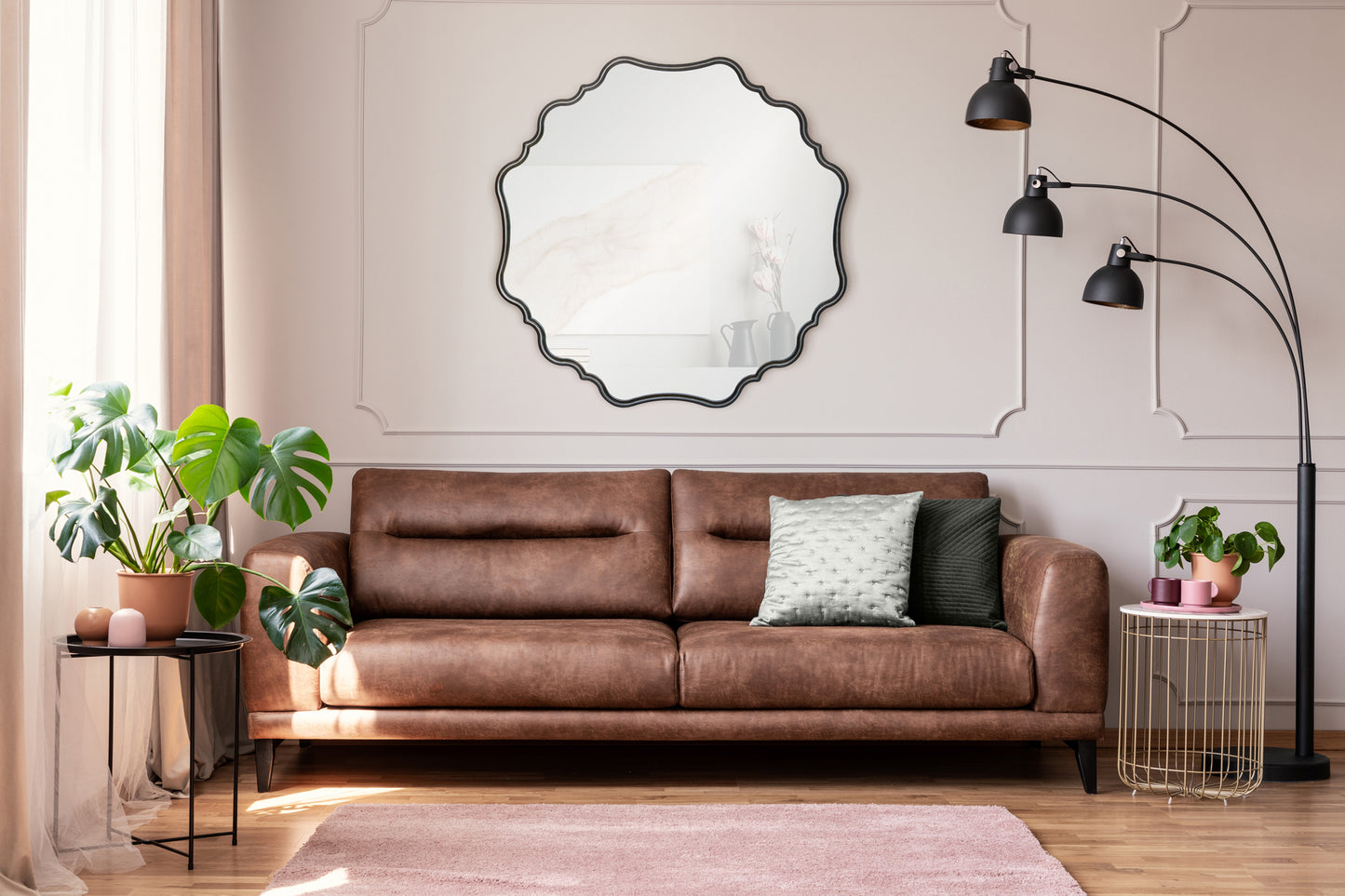 Yarina Irregular Mirror 40 X 40 X 1