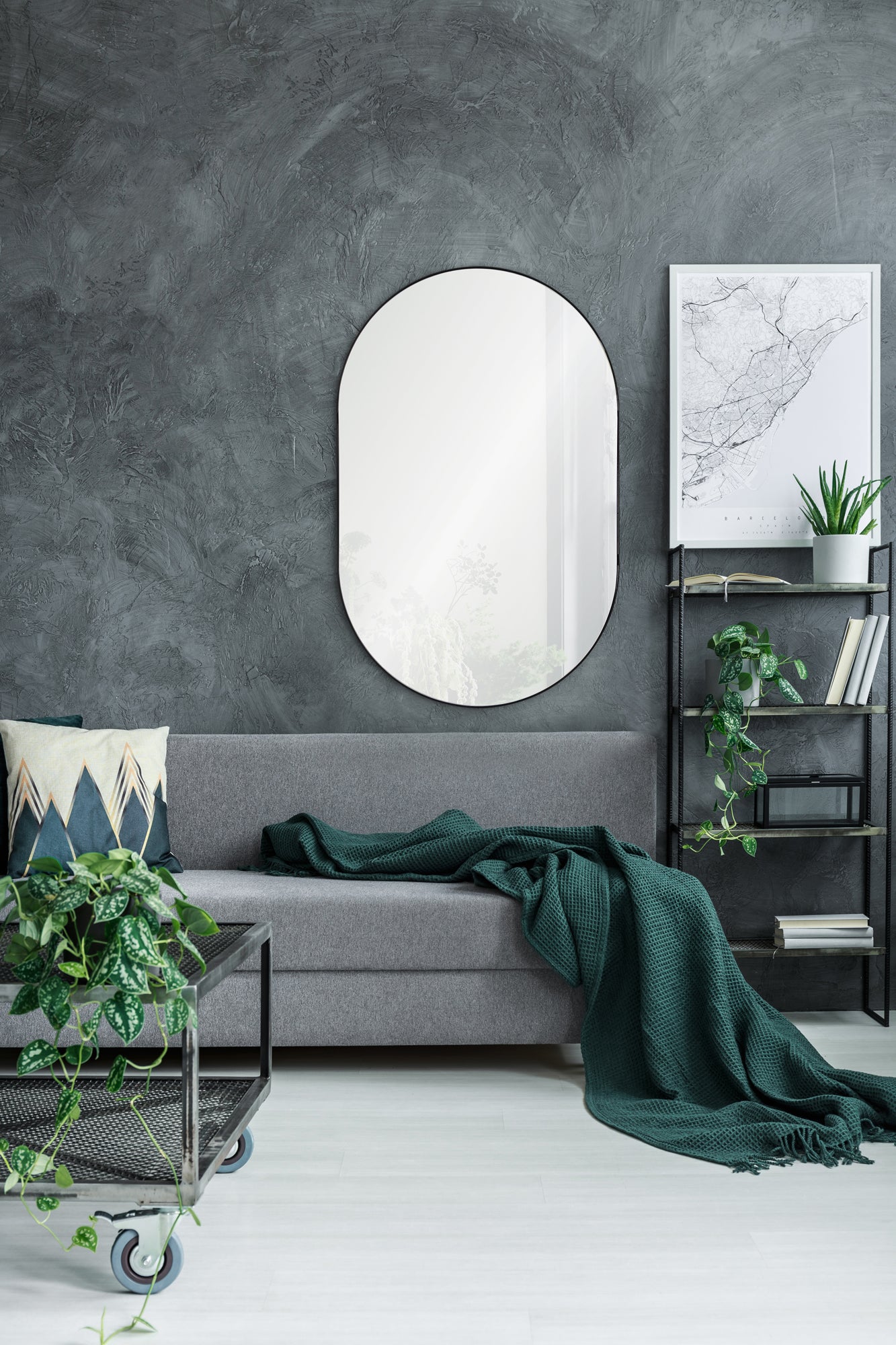 Webster Oval Mirror 26 X 40 X 0.5