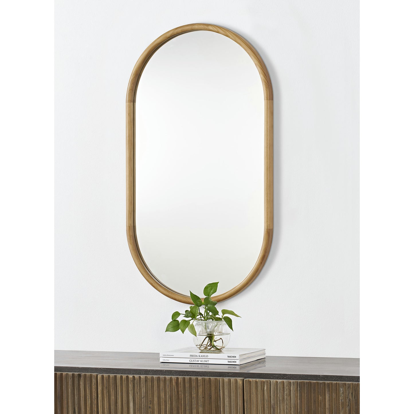 Everglade Natural Pine Wood Mirror (20X36)