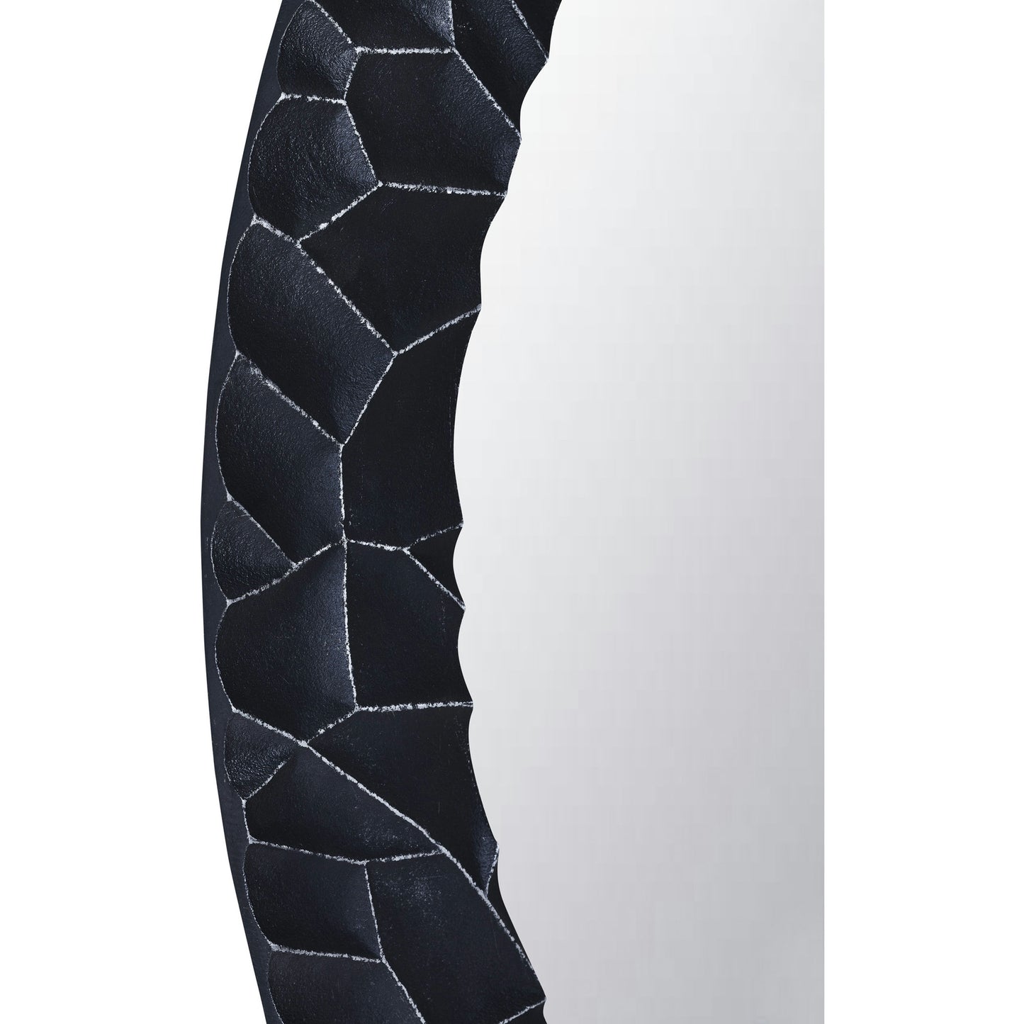 Tolima Dark Charcoal Aluminum Mirror (36X36)