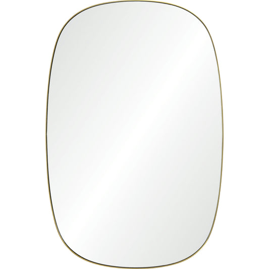 Gallegos Brushed Brass Iron Mirror (24X36)