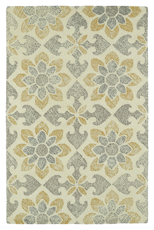 Kaleen Montage Collection MTG02-01 Ivory Area Rug 8' x 10'