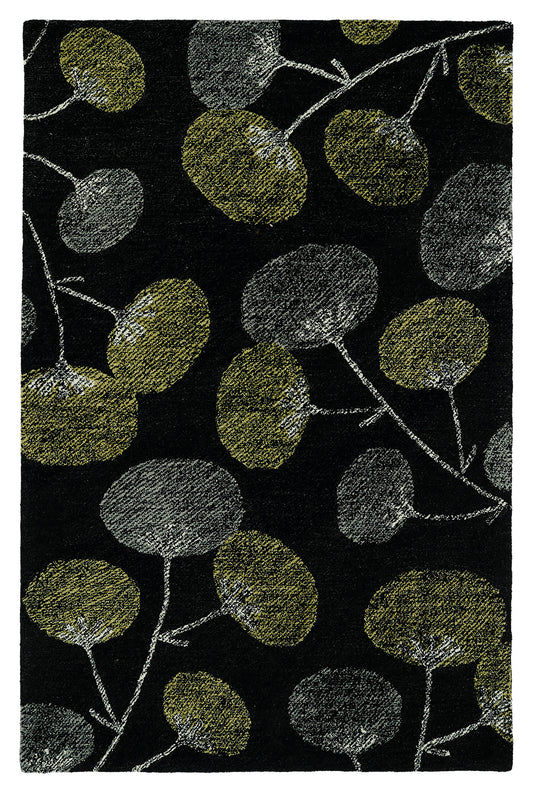 Kaleen Montage Collection  Black Area Rug 9' x 12'