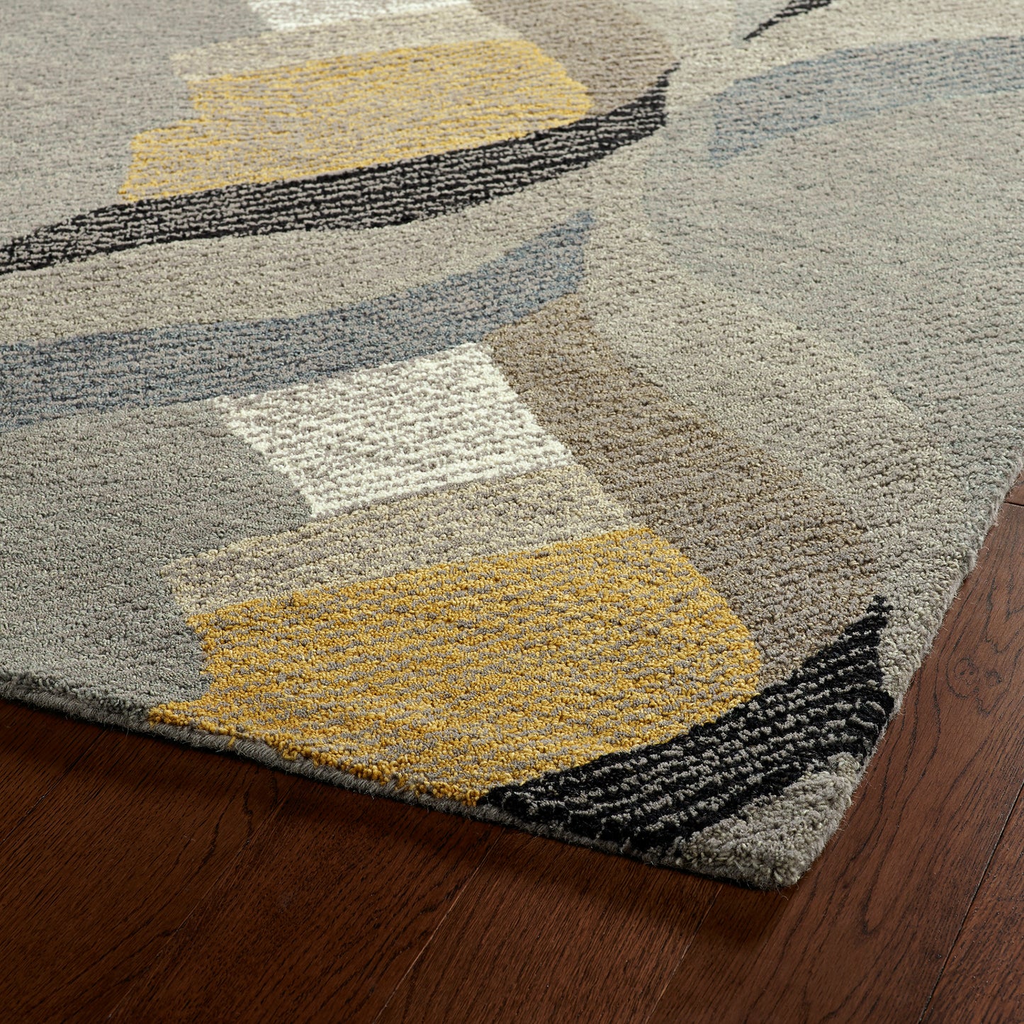 Kaleen Montage Collection MTG06-75 Grey Area Rug 5' x 7'9"