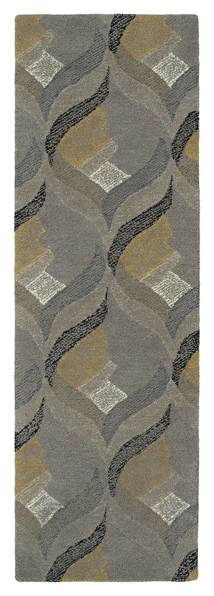 Kaleen Montage Collection MTG06-75 Grey Throw Rug 2' x 3'