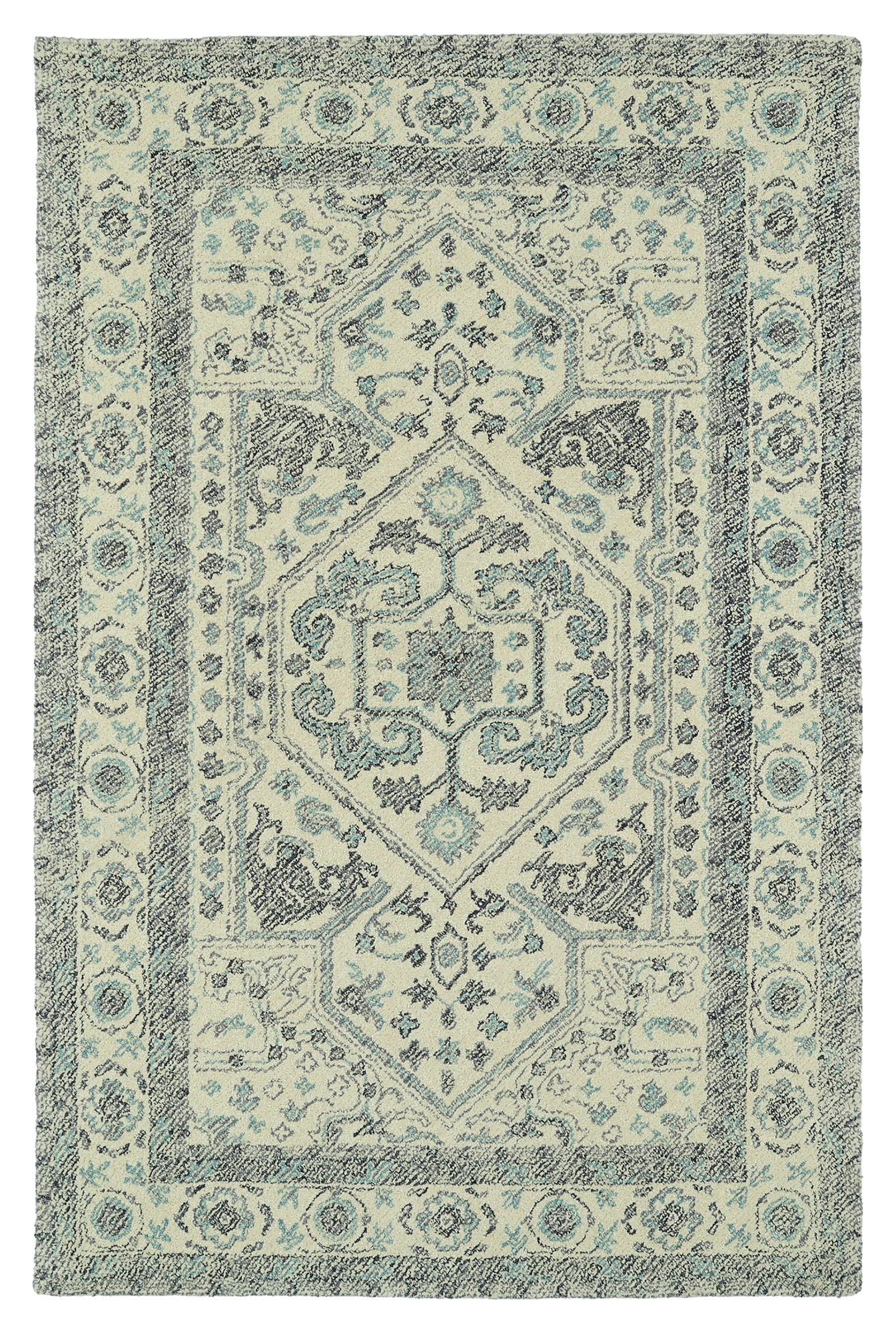 Kaleen Montage Collection MTG07-01 Ivory Runner 2'6" x 8'