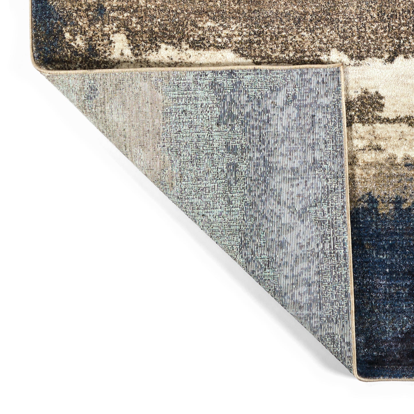 Kaleen Maya Collection Dark Blue Throw Rug 1'10" x 2'6"