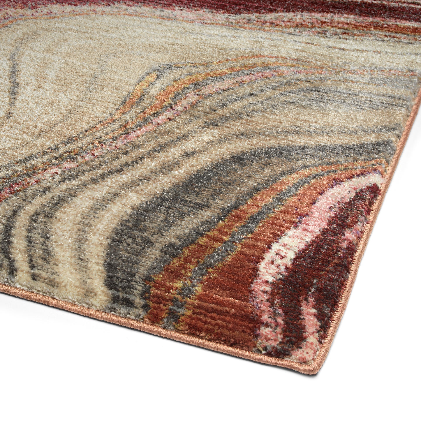 Kaleen Maya Collection Light Cranberry Runner 2'3" x 11'7"