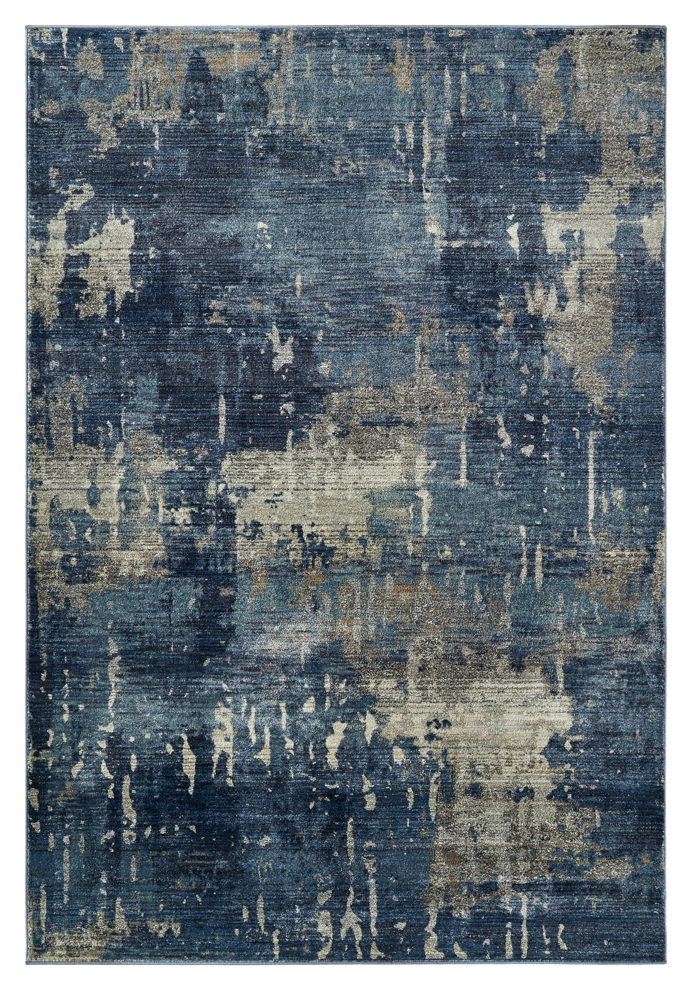 Kaleen Maya Collection MYA03-10 Denim Area Rug 5'3" x 7'10"