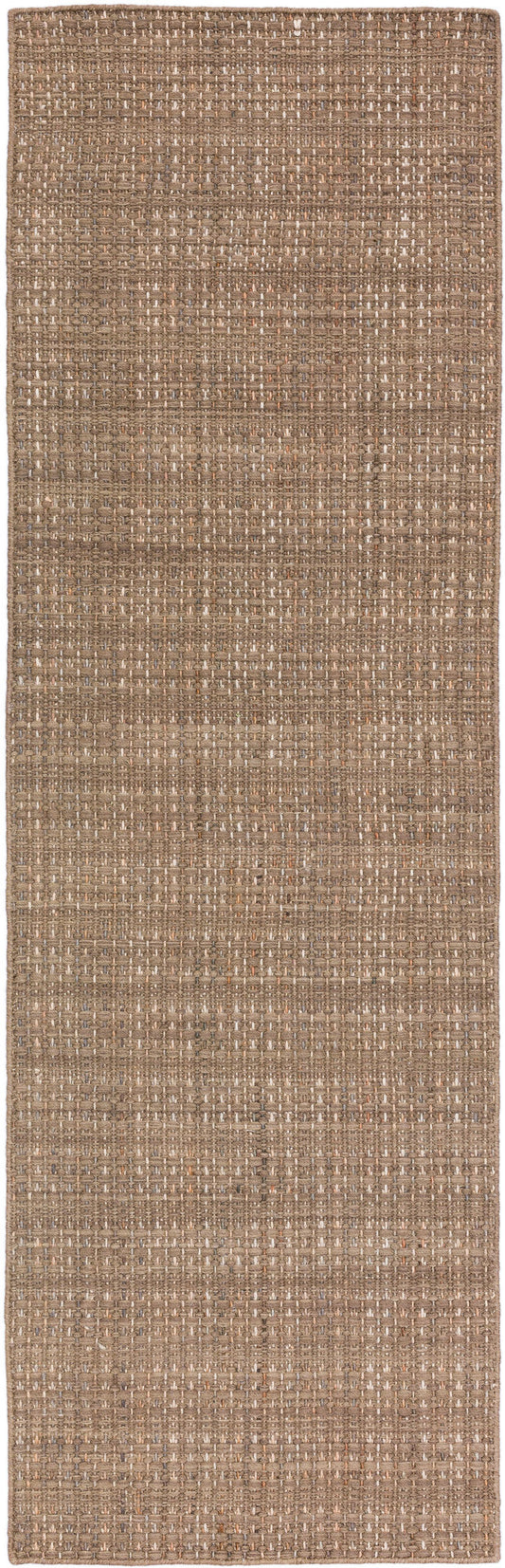 Nepal NL100 Mocha 2'6" x 16' Runner Rug