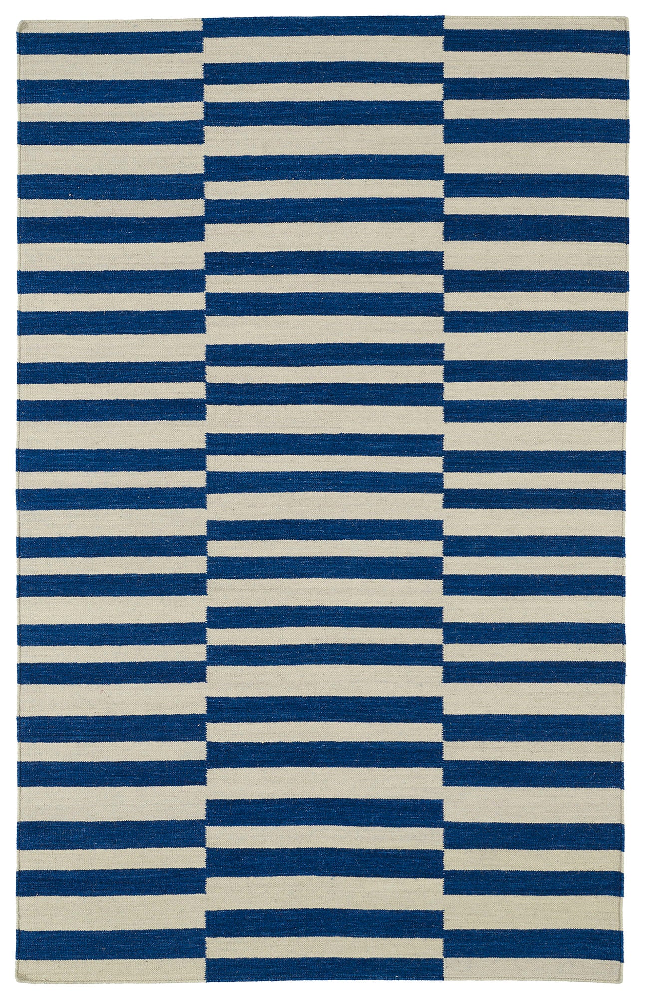Kaleen Nomad Collection Dark Navy Throw Rug 2' x 3'