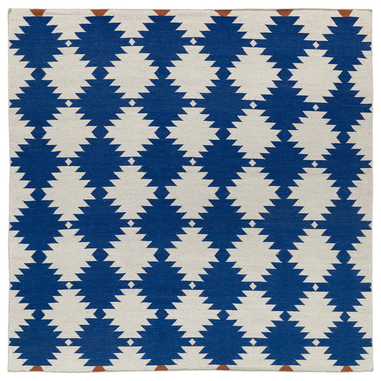 Kaleen Nomad Collection Bright Navy Throw Rug 2' x 3'