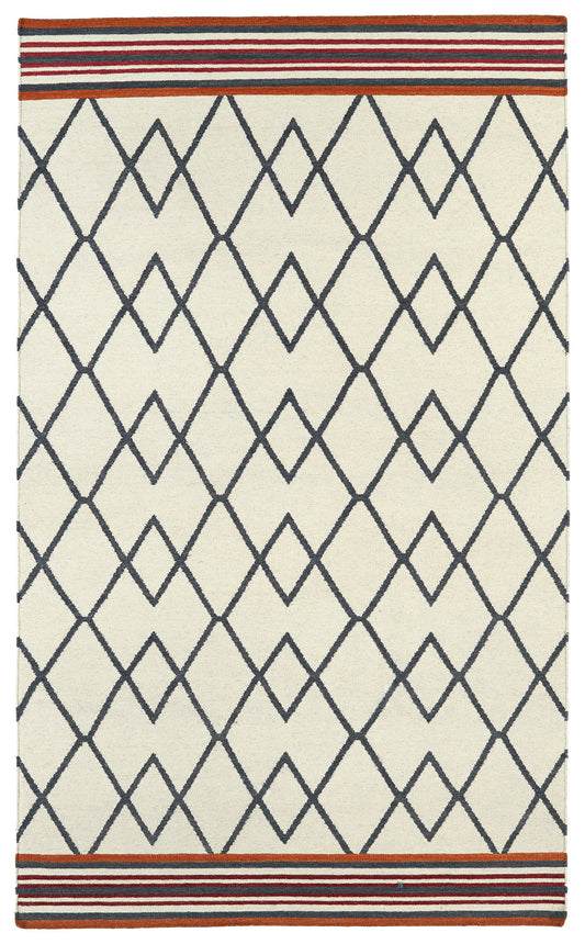 Kaleen Nomad Collection Light Ivory Area Rug 8' x 10'