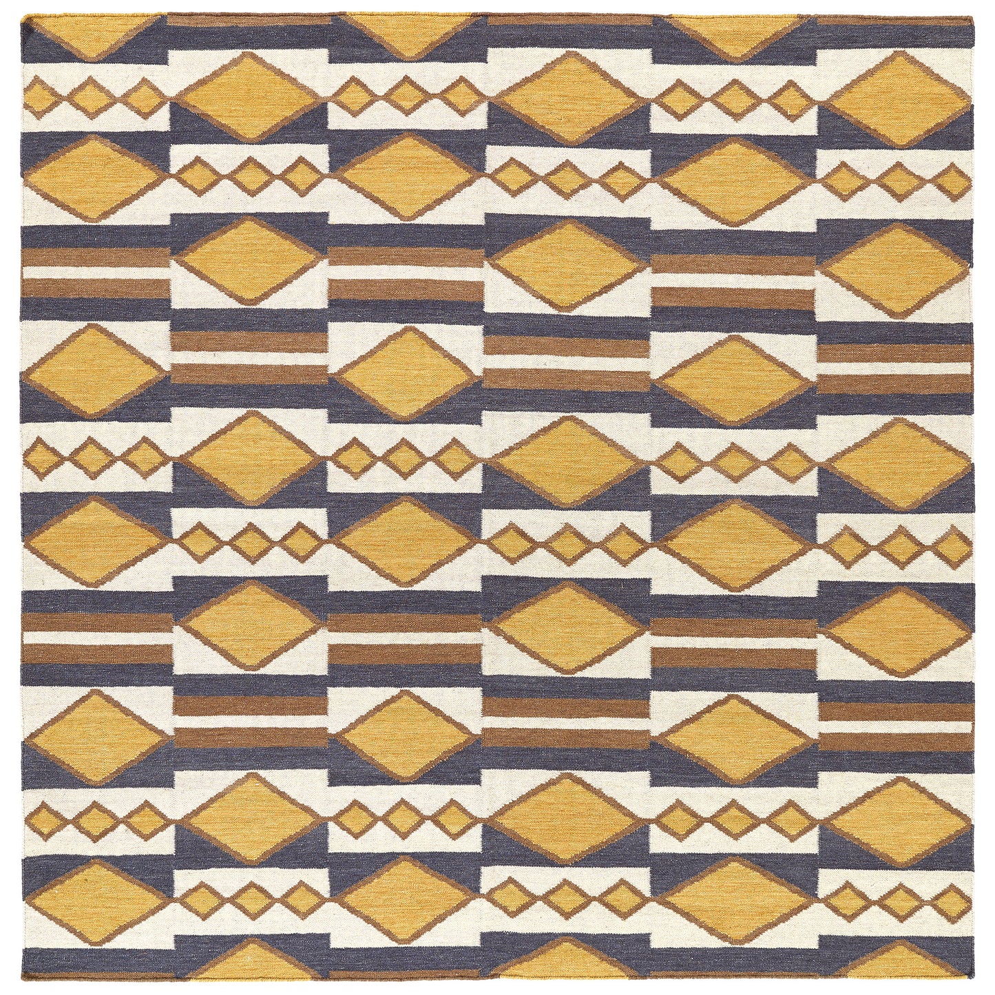 Kaleen Nomad Collection Bright Gold Throw Rug 2' x 3'